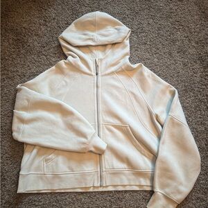 Lululemon Women’s Cropped Scuba FullZip: Bone Size XL/XXL